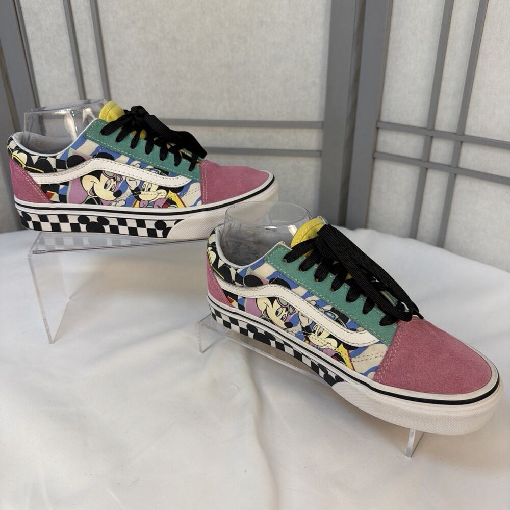 Vans Old Skool Disney 80's Mickey & Minnie Mouse Shoes Size W6.5/M5.5